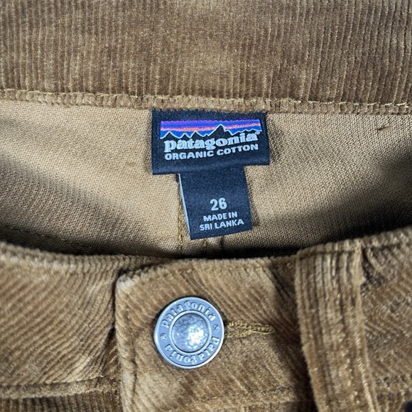 Patagonia Pants Women's 26x31 Brown Everyday Cords Corduroy Organic Cotton-EUC - Picture 4 of 10